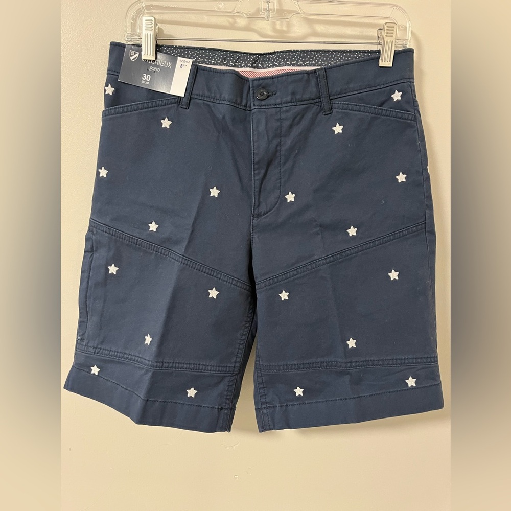 Star Patterned Blue Pants
